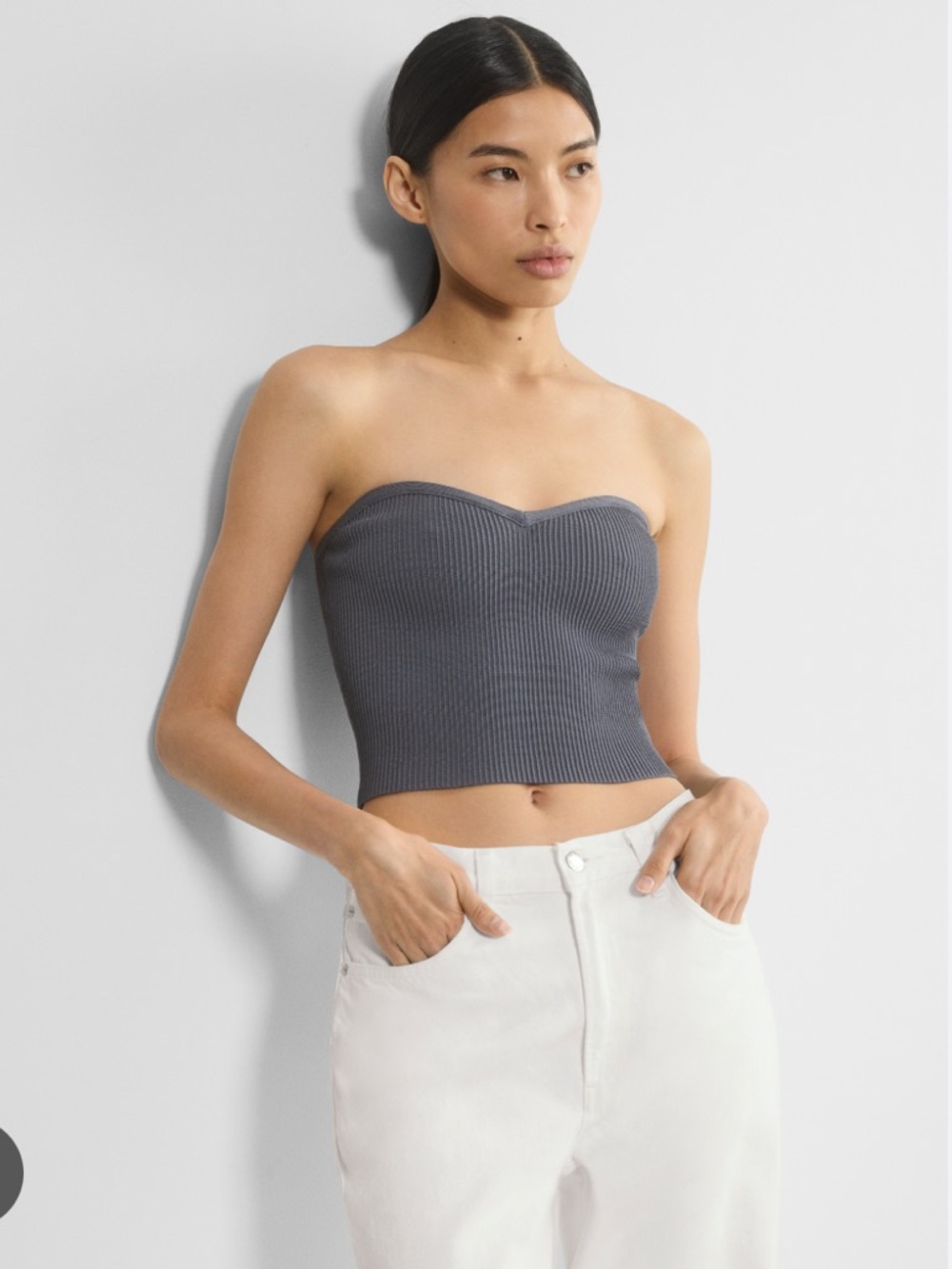 Babaton Sculpt Knit Sweetheart Tube Top